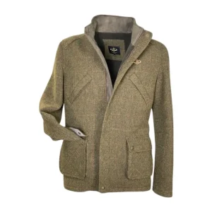 Online Abrigo Caza Hombre Tweed Kaki/Cámel Hombre Chaquetas Y Americanas