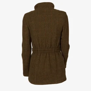 Online Abrigo Caza Mujer Tweed Kaki Cámel Mujer Chaquetas Y Americanas