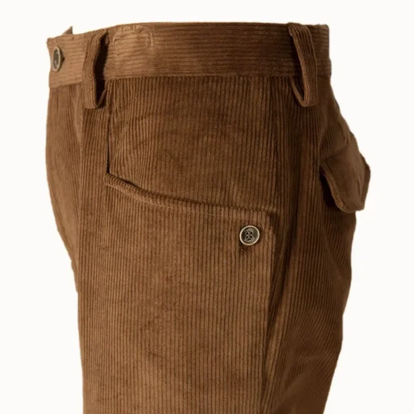 Fashion Calzona Caza Hombre Pana Elástica Hombre Pantalones
