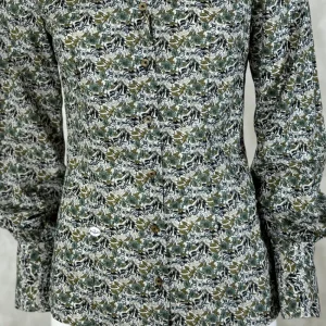 Outlet Camisa Caza Flores Lazo Mujer Mujer Camisas