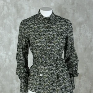 Outlet Camisa Caza Flores Lazo Mujer Mujer Camisas