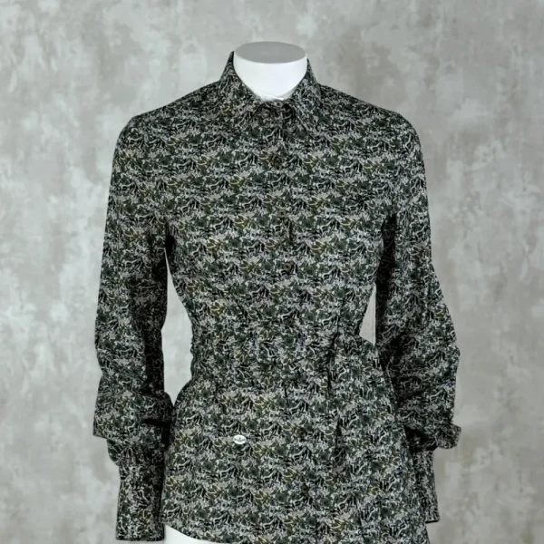 Outlet Camisa Caza Flores Lazo Mujer Mujer Camisas