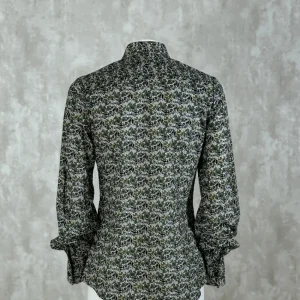 Outlet Camisa Caza Flores Lazo Mujer Mujer Camisas