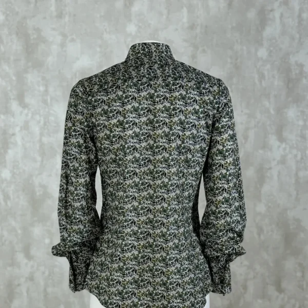 Outlet Camisa Caza Flores Lazo Mujer Mujer Camisas