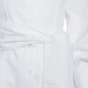 Clearance Camisa Caza Mujer Plumeti Lazo Blanca Mujer Camisas