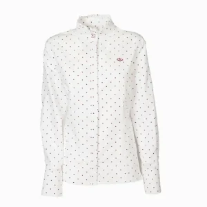 Outlet Camisa Caza Mujer Rocio Lunar Blanca Mujer Camisas