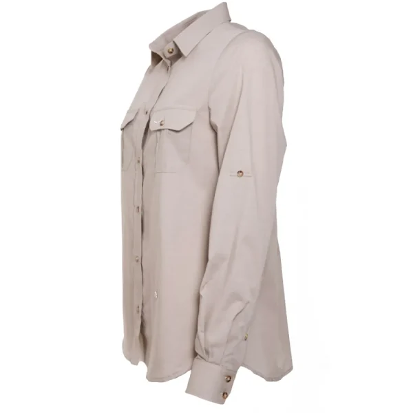 New Camisa Caza Mujer Safari Sido Mujer Camisas