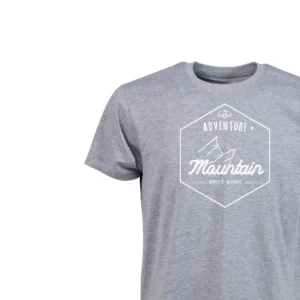 Outlet Camiseta Caza Hombre C/R Adventure Gris Hombre Camisetas Y Polos
