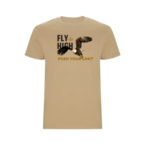Outlet Camiseta Caza Hombre C/R Águila Cámel Hombre Camisetas Y Polos