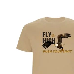 Outlet Camiseta Caza Hombre C/R Águila Cámel Hombre Camisetas Y Polos