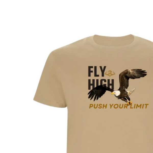 Outlet Camiseta Caza Hombre C/R Águila Cámel Hombre Camisetas Y Polos
