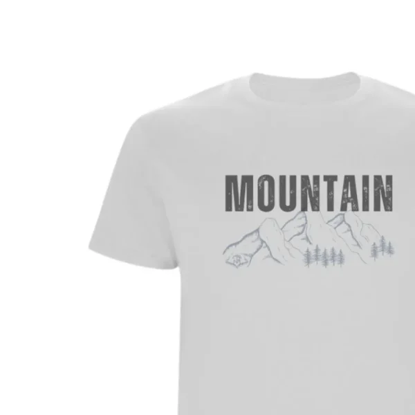 Outlet Camiseta Caza Hombre C/R Mountain Blanco Hombre Camisetas Y Polos