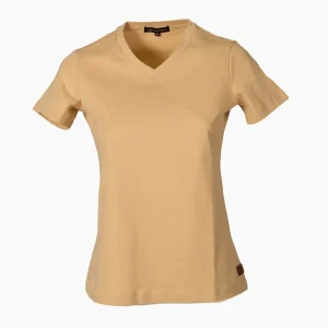 Sale Camiseta Caza Mujer Basic C/P Camel Mujer Camisetas Y Polos