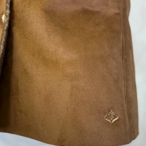 New Chaleco Caza Doble Faz Borrego Interior Mujer Camel Mujer Chalecos