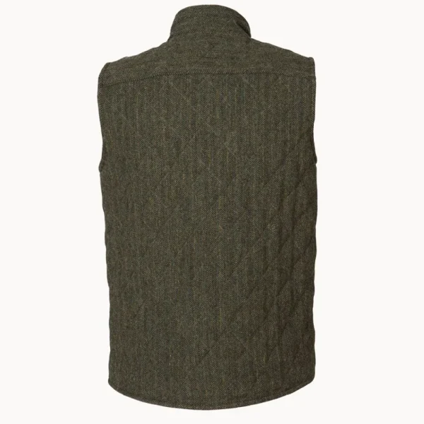 Hot Chaleco Caza Hombre Acolchado Rombos Verde Botella Hombre Chalecos