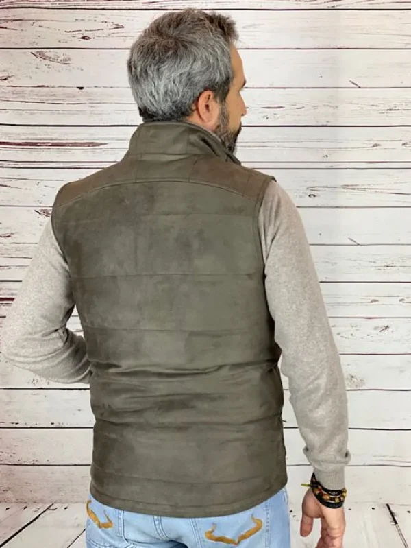 Online Chaleco Caza Hombre Antelina Acolchado Hombre Chalecos