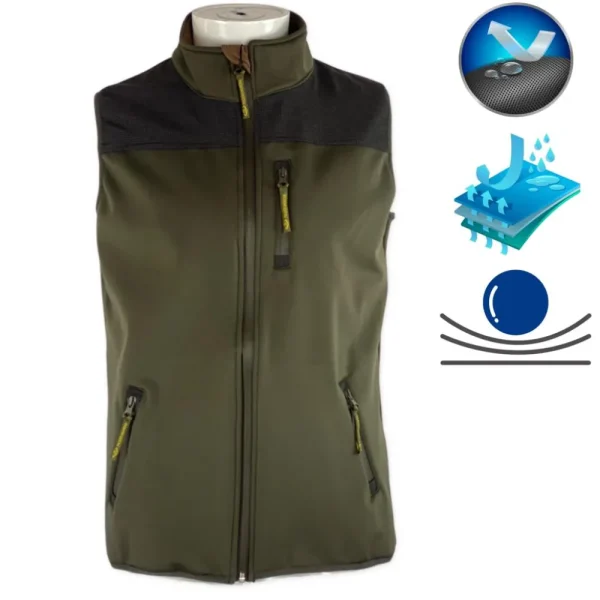 Clearance Chaleco Caza Hombre Soft Shell Ligero New Hombre Chalecos