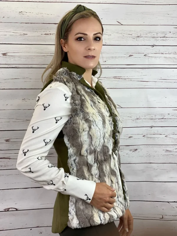 Discount Chaleco Caza Mujer Franela/Pelo Mujer Chalecos