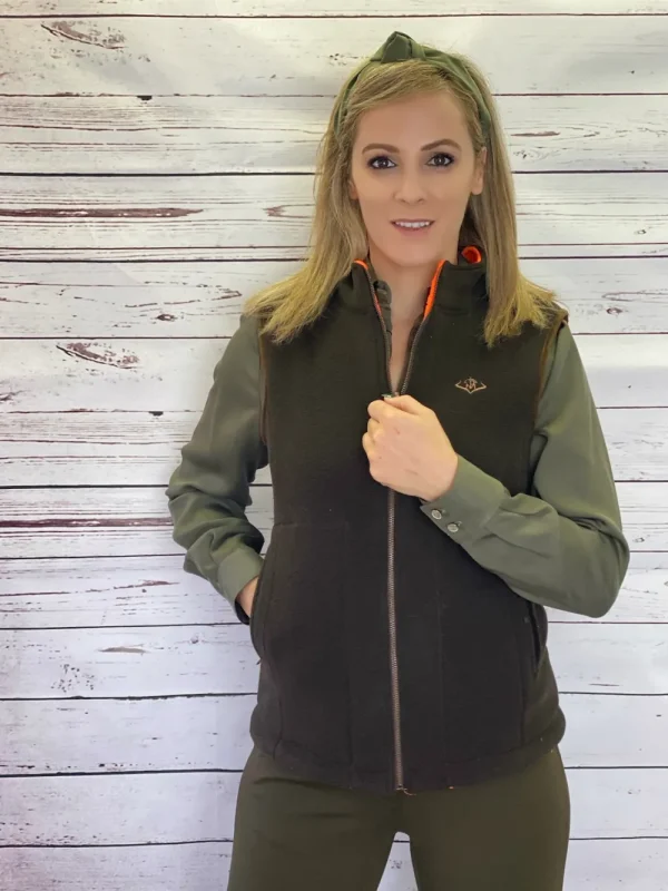 Fashion Chaleco Caza Mujer Polar Reversible Mujer Chalecos