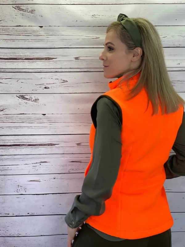 Fashion Chaleco Caza Mujer Polar Reversible Mujer Chalecos