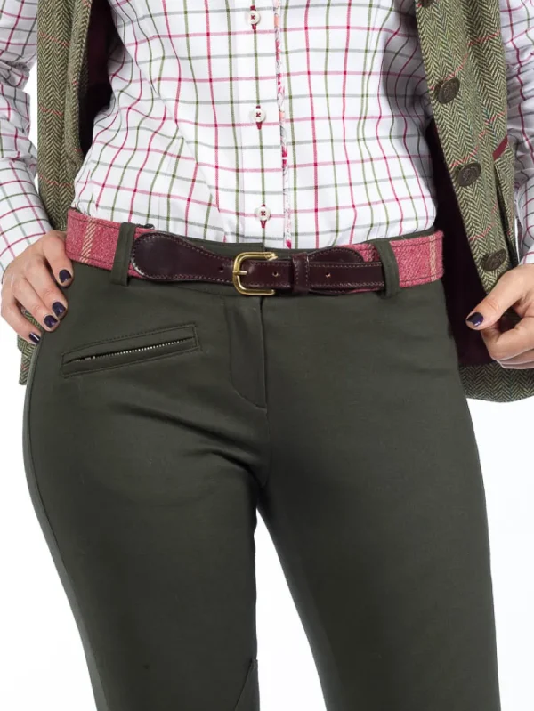 Sale Cinturón Caza Mujer Tweed Cinturones
