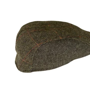 Sale Gorra Campera Caza Unisex Tweed Kaki/Cámel Gorras