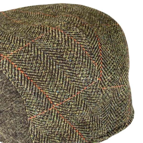 Sale Gorra Campera Caza Unisex Tweed Kaki/Cámel Gorras