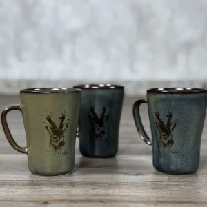 Sale Taza Cerámica Corzo Verde Salvaje Hogar | Accesorios