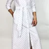 Clearance Vestido Camisero Mujer Lunares Mujer Vestidos Y Faldas