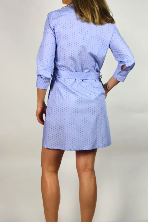 Outlet Vestido Camisero Mujer Ranitas Azul Mujer Vestidos Y Faldas